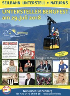 Untersteller Bergfest am 29. Juli 2018
