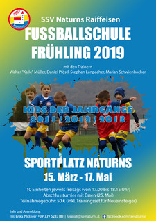 Fußballschule Frühjahr 2019