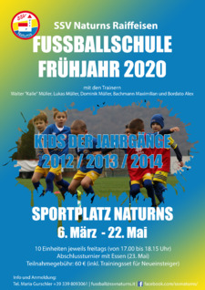 Fußballschule Frühjahr 2020