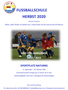 Fußballschule Herbst 2020