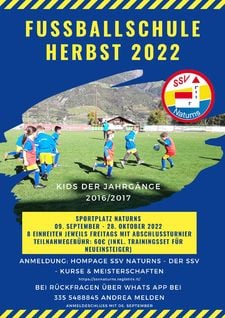 Fußballschule Herbst 2022