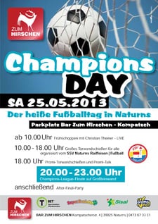 Champions Day am 25. Mai 2013 in Naturns