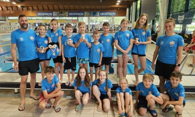 Erfolgreiche Vinschger Schwimmer*innen in Meran