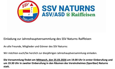 Einladung zur Jahreshauptversammlung 2026
