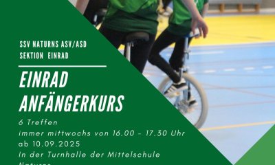 Einradfahren lernen mit Spaß – Anfängerkurs in Naturns