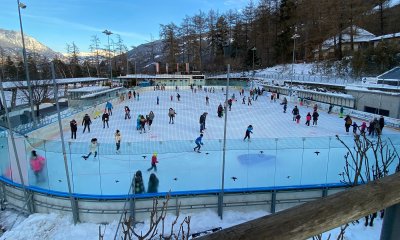 Leck in der Kühlleitung des Eisplatzes