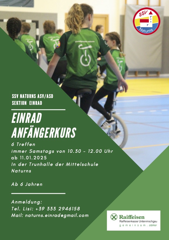 Anfänger*innenkurs ab Januar 2025