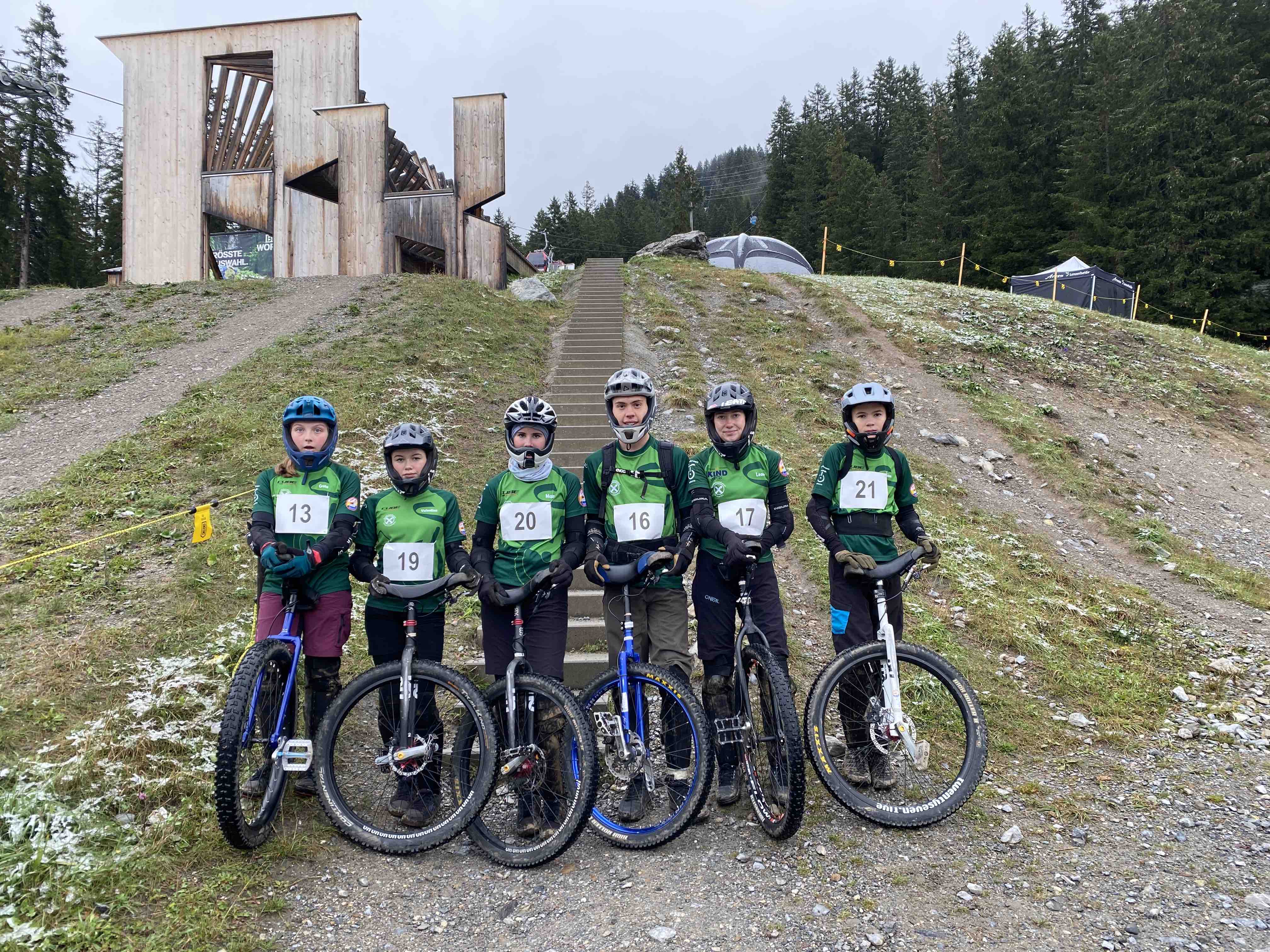 Erfolge beim Downhillrennen in Lenzerheide