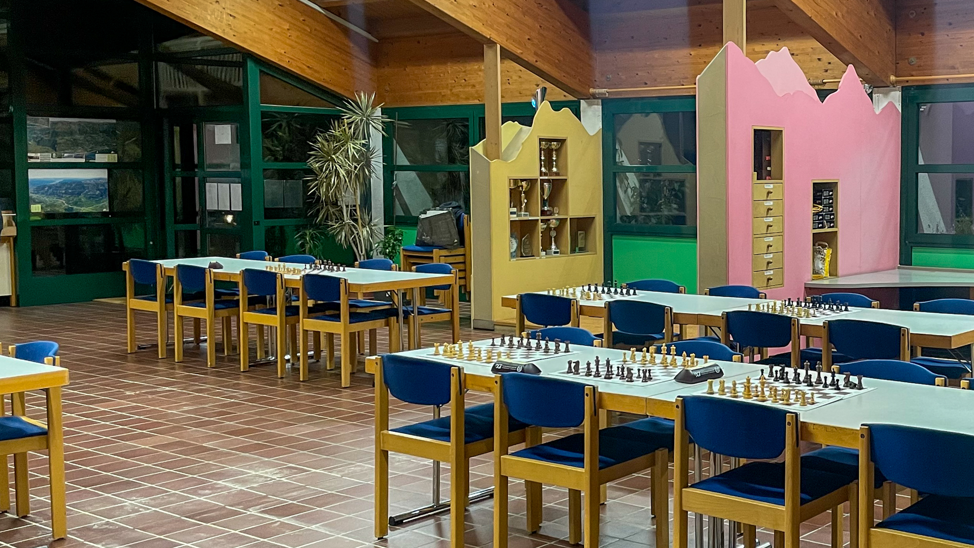 Neues Schachlokal Mittelschule Naturns