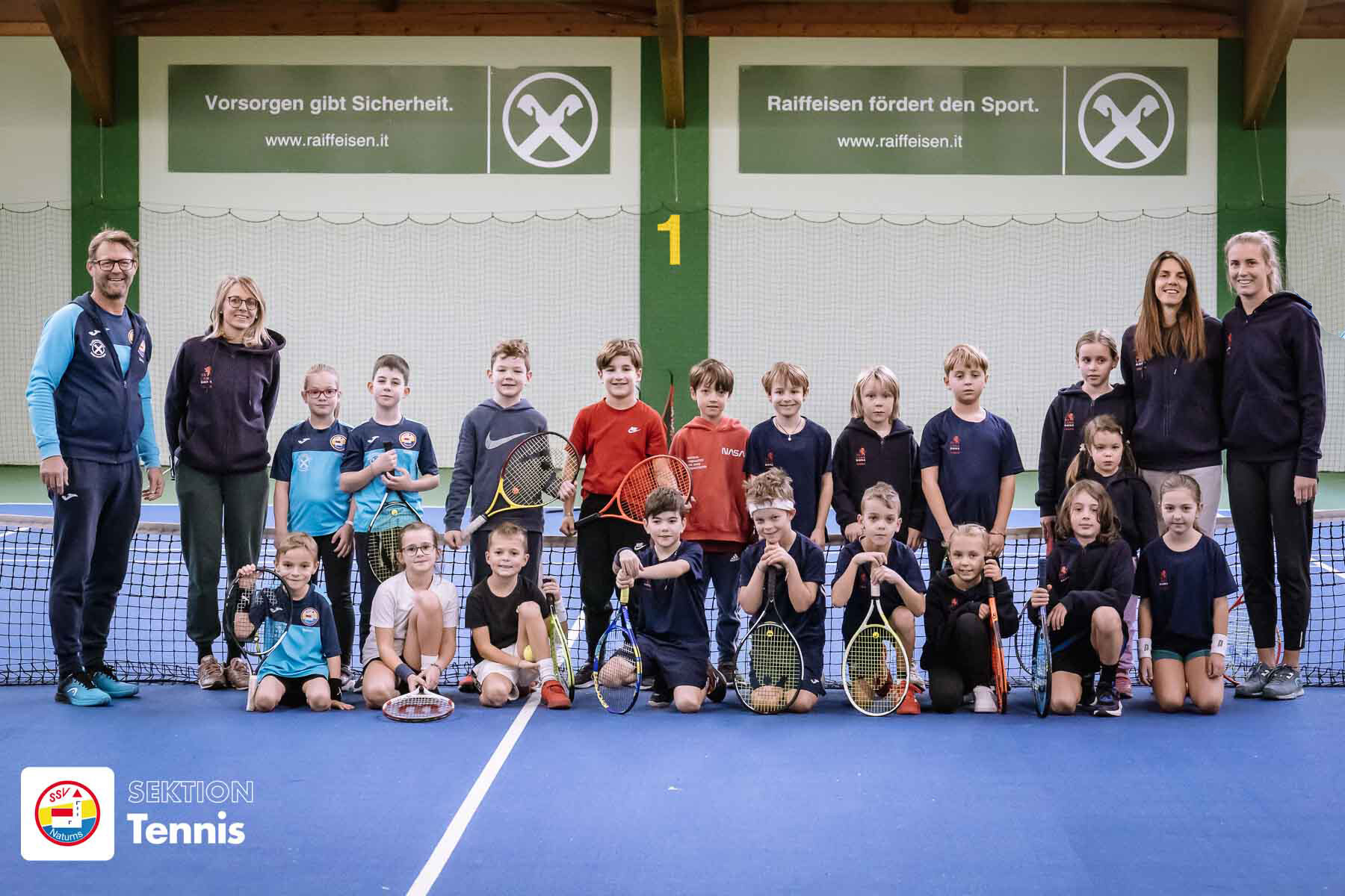 Gruppenbild - Freundschaftsspiel mit Lana - ORANGE