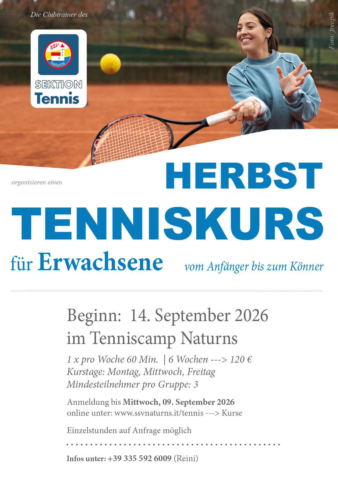 Herbstkurs Erwachsene 2026