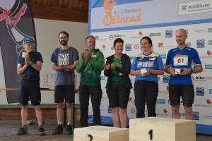 Die Organisatoren der 3 Etappen: Tommaso u. Giovanni (Cles), Elisabeth u. Josef (Naturns) , Ida u. P