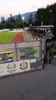 Die prallgefüllte Tribüne beim Finale 