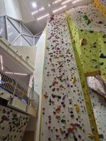 U9 beim gemeinsamen Besuch der Kletterhalle in Martell