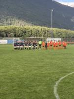 Die U9 bei einem Spiel