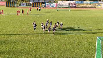 Die U9 nach einem Spiel